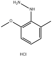 1-(2-Methoxy-6-methylphenyl)hydrazine hydrochloride 结构式