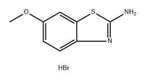 2-Benzothiazolamine, 6-methoxy-, hydrobromide (1:1) 结构式