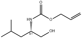 N-Allyloxycarbonyl-L-leucinol 化学構造式