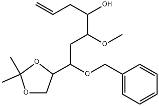 136781-76-5 D-allo-Non-1-enitol, 1,2,3,6-tetradeoxy-5-O-methyl-8,9-O-(1-methylethylidene)-7-O-(phenylmethyl)-