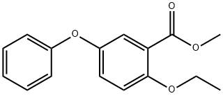 methyl 2-ethoxy-5-phenoxybenzoate Structure