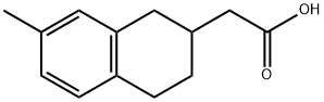 2-(7-methyl-1,2,3,4-tetrahydronaphthalen-2-yl)acetic acid,1368159-85-6,结构式