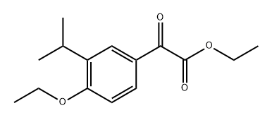 ethyl 2-(4-ethoxy-3-isopropylphenyl)-2-oxoacetate,1368200-00-3,结构式