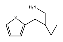 (1-(噻吩-2-基甲基)环丙基)甲胺, 1368348-89-3, 结构式