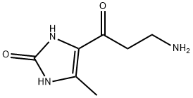 4-(3-Amino-1-oxopropyl)-1,3-dihydro-5-methyl-2H-imidazol-2-one Structure