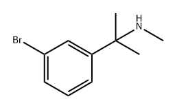 Benzenemethanamine, 3-bromo-N,α,α-trimethyl- 化学構造式