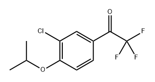 1-(3-Chloro-4-isopropoxyphenyl)-2,2,2-trifluoroethanone,1369052-99-2,结构式
