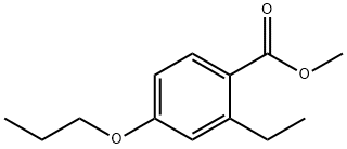 methyl 2-ethyl-4-propoxybenzoate Structure
