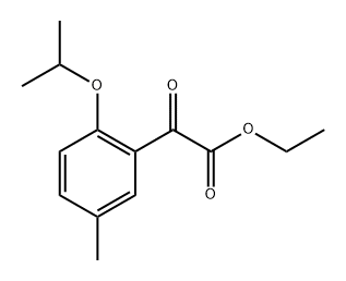 ethyl 2-(2-isopropoxy-5-methylphenyl)-2-oxoacetate 结构式