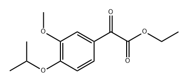 ethyl 2-(4-isopropoxy-3-methoxyphenyl)-2-oxoacetate,1369244-36-9,结构式