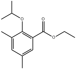 Ethyl 2-isopropoxy-3,5-dimethylbenzoate Structure