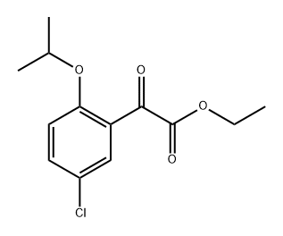 ethyl 2-(5-chloro-2-isopropoxyphenyl)-2-oxoacetate Structure