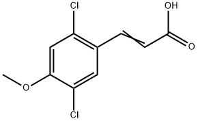 3-(2,5-Dichloro-4-methoxyphenyl)-2-propenoic acid Structure