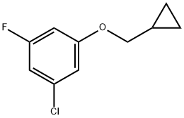 1-chloro-3-(cyclopropylmethoxy)-5-fluorobenzene Structure