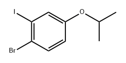1-Bromo-2-iodo-4-isopropoxybenzene Structure