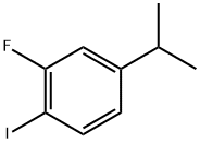 2-氟-1-碘-4-异丙苯 结构式