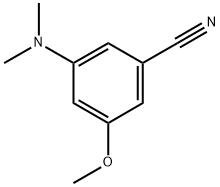 3-(dimethylamino)-5-methoxybenzonitrile Structure