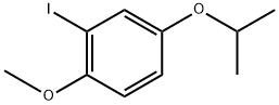 2-Iodo-4-isopropoxy-1-methoxybenzene 结构式