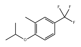 1-isopropoxy-2-methyl-4-(trifluoromethyl)benzene Structure