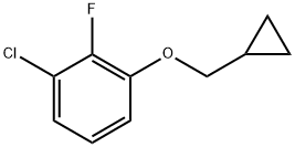 1-chloro-3-(cyclopropylmethoxy)-2-fluorobenzene Structure