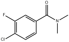 4-chloro-3-fluoro-N,N-dimethylbenzamide Structure