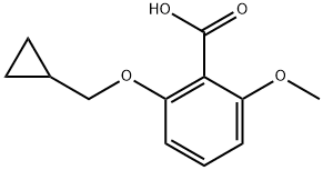 2-(cyclopropylmethoxy)-6-methoxybenzoic acid,1369832-19-8,结构式