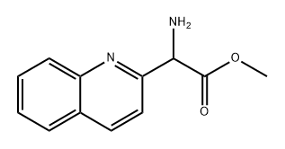 methyl 2-amino-2-(quinolin-2-yl)acetate,136985-12-1,结构式