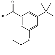 3-(tert-butyl)-5-isopropoxybenzoic acid Structure