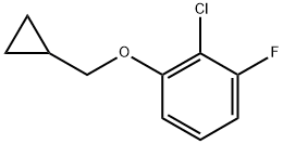 2-chloro-1-(cyclopropylmethoxy)-3-fluorobenzene,1369877-88-2,结构式