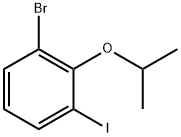 1-Bromo-3-iodo-2-isopropoxybenzene Struktur