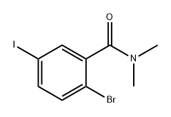 2-Bromo-5-iodo-N,N-dimethylbenzamide Structure