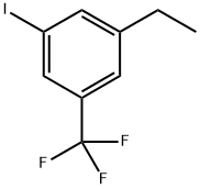 1-ethyl-3-iodo-5-(trifluoromethyl)benzene,1369907-94-7,结构式