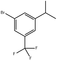 1-溴-3-异丙基-5-(三氟甲基)苯 结构式