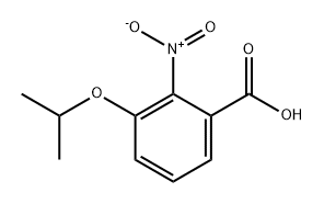 3-Isopropoxy-2-nitrobenzoic acid Struktur