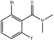 2-bromo-6-fluoro-N,N-dimethylbenzamide 化学構造式