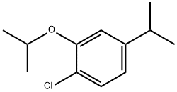1-chloro-2-isopropoxy-4-isopropylbenzene Structure