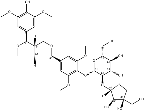 (-)-Syringaresnol-4-O-β-D-apiofuranosyl-(1→2)-β-D-glucopyranoside