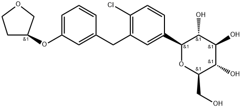 D-Glucitol, 1,5-anhydro-1-C-[4-chloro-3-[[3-[[(3S)-tetrahydro-3-furanyl]oxy]phenyl]methyl]phenyl]-, (1S)-|恩格列净杂质19