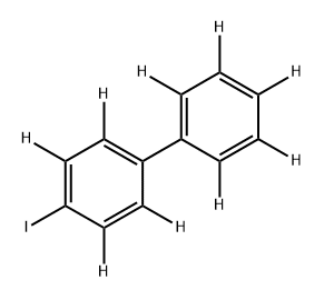 4′-碘-1,1′-联苯-2,2′,3,3′,4,5′,6,6′-D9 结构式