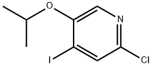 2-chloro-4-iodo-5-isopropoxypyridine 化学構造式