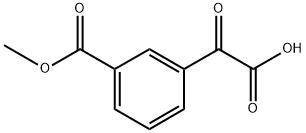 Benzeneacetic acid, 3-(methoxycarbonyl)-α-oxo- Structure