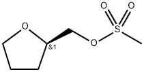 (R)-(2-(Hydroxymethyl)tetrahydrofuran-2-yl)methanesulfonate 化学構造式