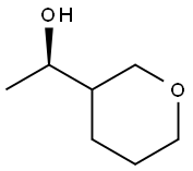 2H-Pyran-3-methanol, tetrahydro-α-methyl-, (αR)- Struktur