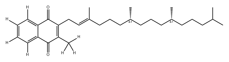 Vitamin K1 cis-trans (1:1) D7 Structure