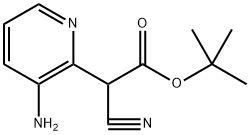 2-Pyridineacetic acid, 3-amino-α-cyano-, 1,1-dimethylethyl ester,1373233-08-9,结构式