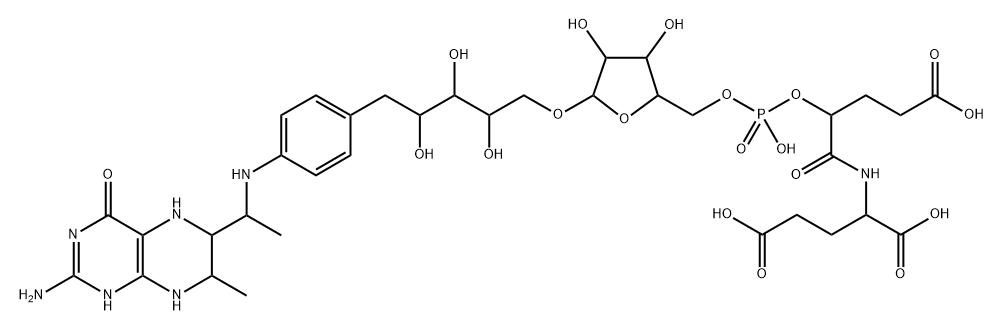 テトラヒドロサルシナプテリン 化学構造式