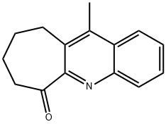 11-methyl-7,8,9,10-tetrahydrocyclohepta[b]quinolin-6-one 结构式