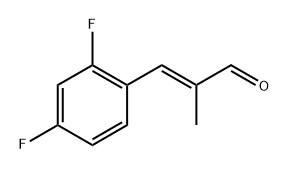 (E)-3-(2,4-difluorophenyl)-2-methylacrylaldehyde Structure