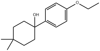 1-(4-ethoxyphenyl)-4,4-dimethylcyclohexanol Structure