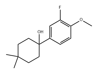 1-(3-fluoro-4-methoxyphenyl)-4,4-dimethylcyclohexanol|